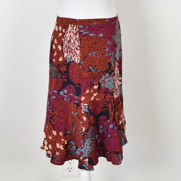 Boden Multi-Color Tiered Skirt - 4 - Picture 6 of 7